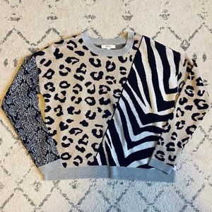 Animal Print Sweater